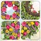 24-Inch Artificial Tulip & Wildflower Spring Wreath for Front Door – Large Floral Wreath for Porch, Wall, Window, Farmhouse Home Décor & Housewarming Gift